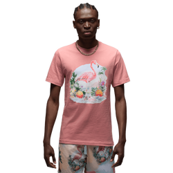 Men's - Jordan Flight Essential Flamingo Crew - Rust Pink/Black