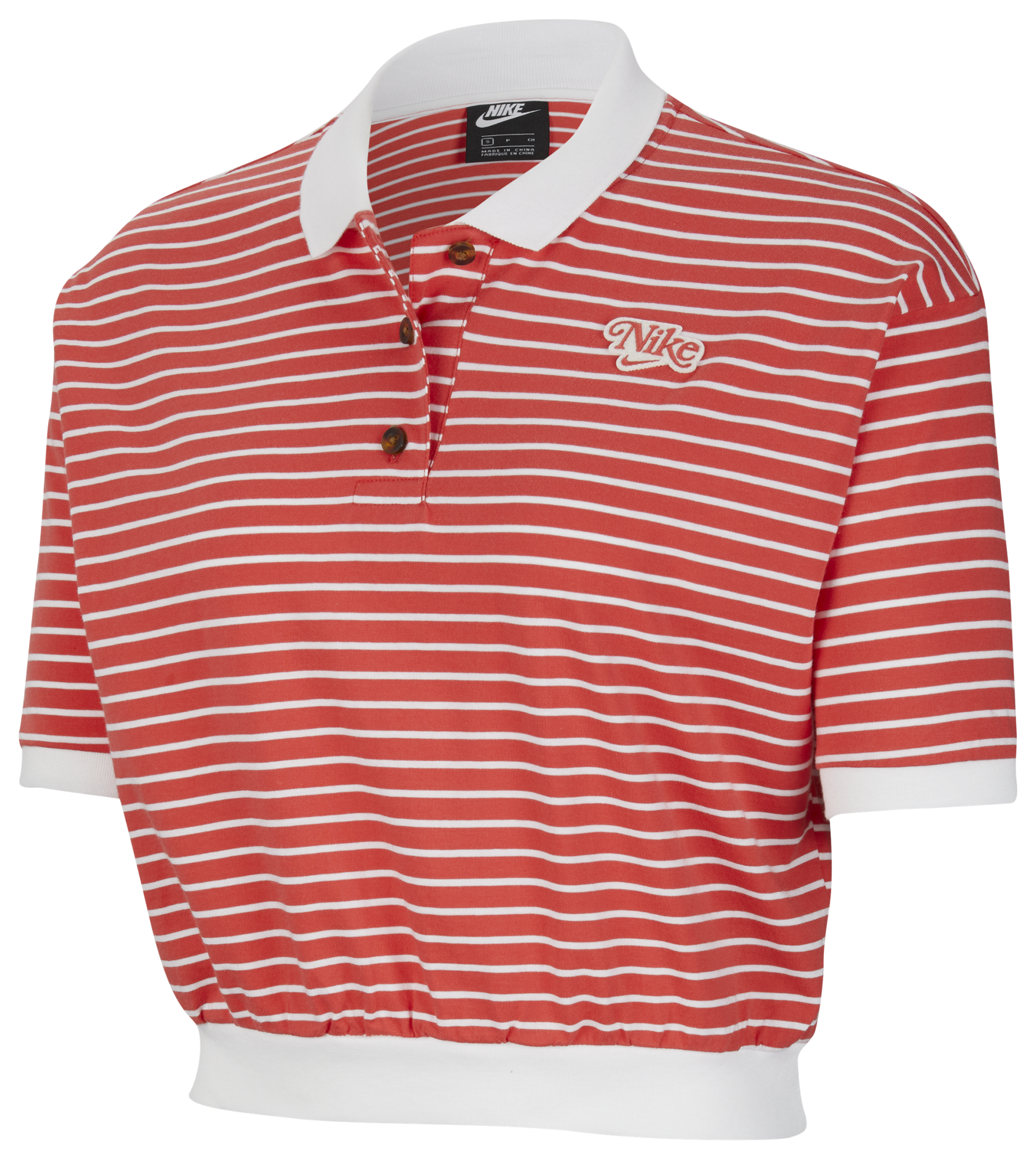 red nike polo