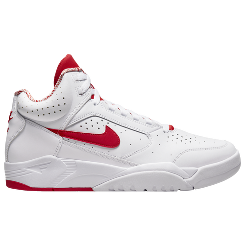 

Nike Mens Nike Air Flight Lite Mid - Mens Basketball Shoes White/Red Size 13.0