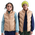 Nike NSW Therma-FIT Puffer Vest - Boys' Grade School Hemp/White