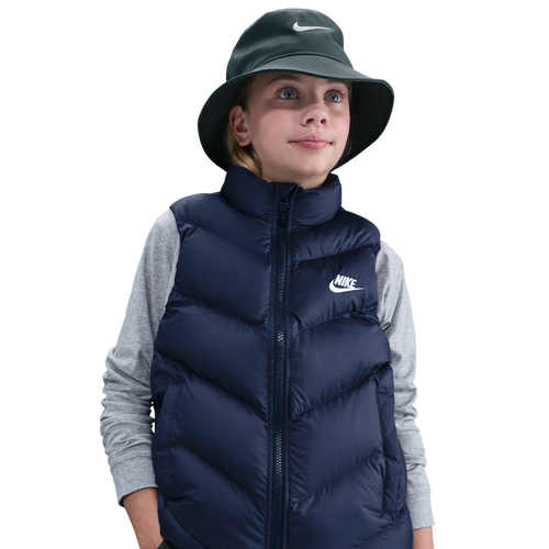 Nike NSW Therma-FIT Puffer Vest - Nike White/Midnight Navy