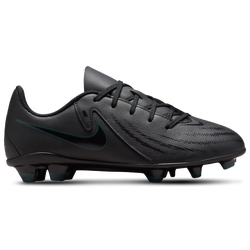 Boys' Grade School - Nike Jr Phantom GX II Club FG/MG - Black/Black