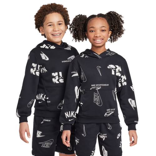  - Nike NSW Club French Terry Hoodie NRG - Black/White