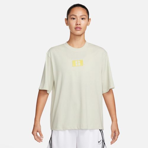 Shop Nike Womens  Sabrina Boxy T-shirt In White