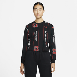 Women's - Jordan Plus Core Long Sleeve T-Shirt - Black