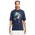 Jordan Jam 85 Short Sleeve Crew T-Shirt - Men's White/Midnight Navy