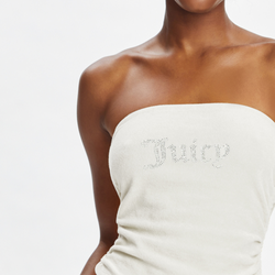 Women's - Juicy Couture Tube Top - Cream Soda/Beige/Tan