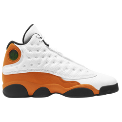 Boys' Grade School - Jordan Retro 13 - White/Starfish/Black