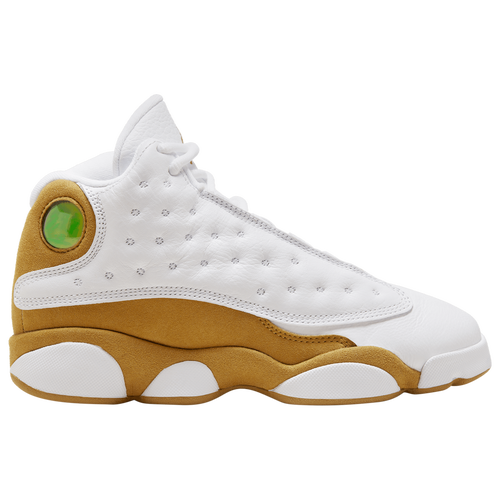 

Jordan Boys Jordan Retro 13 - Boys' Grade School Basketball Shoes White/Wheat Size 05.5