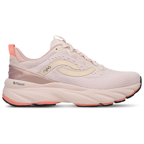 Ryka Distance Lx Running Sneakers Shell Pink Knit/Mesh 8.0 W Arch Support, Lightweight