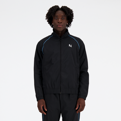 

New Balance Mens New Balance X Klutch Track Top - Mens Black/White Size L