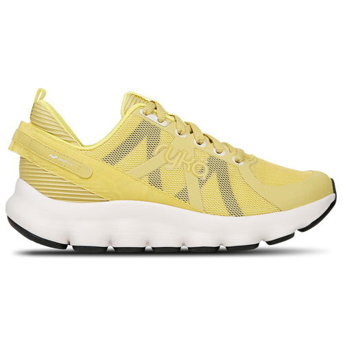Ryka Women's Podflow Lace Up Walking Sneakers In Verdant Yellow