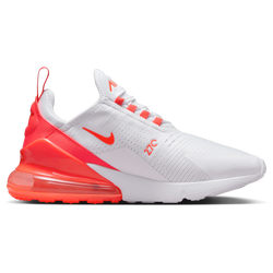 Women's - Nike Air Max 270 - White/Brt Crimson/White