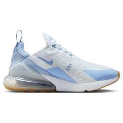 Women's - Nike Air Max 270 - Aluminum/White/Blue Tint