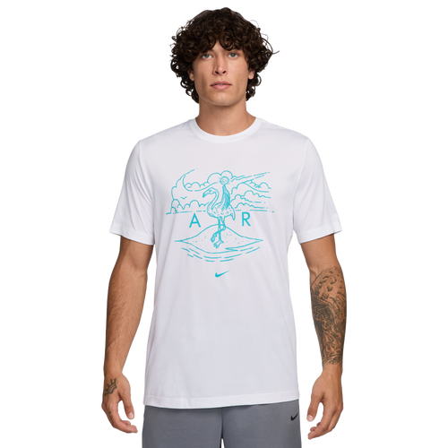 MENS - Nike Dri-Fit Island Jam T-Shirt - White/Multi