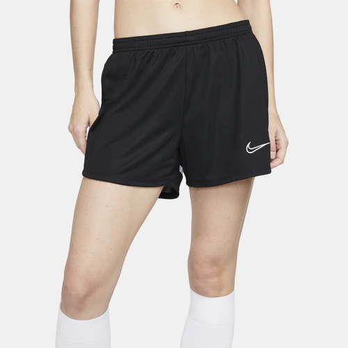

Nike Womens Nike Academy Shorts - Womens Black/White/White Size M