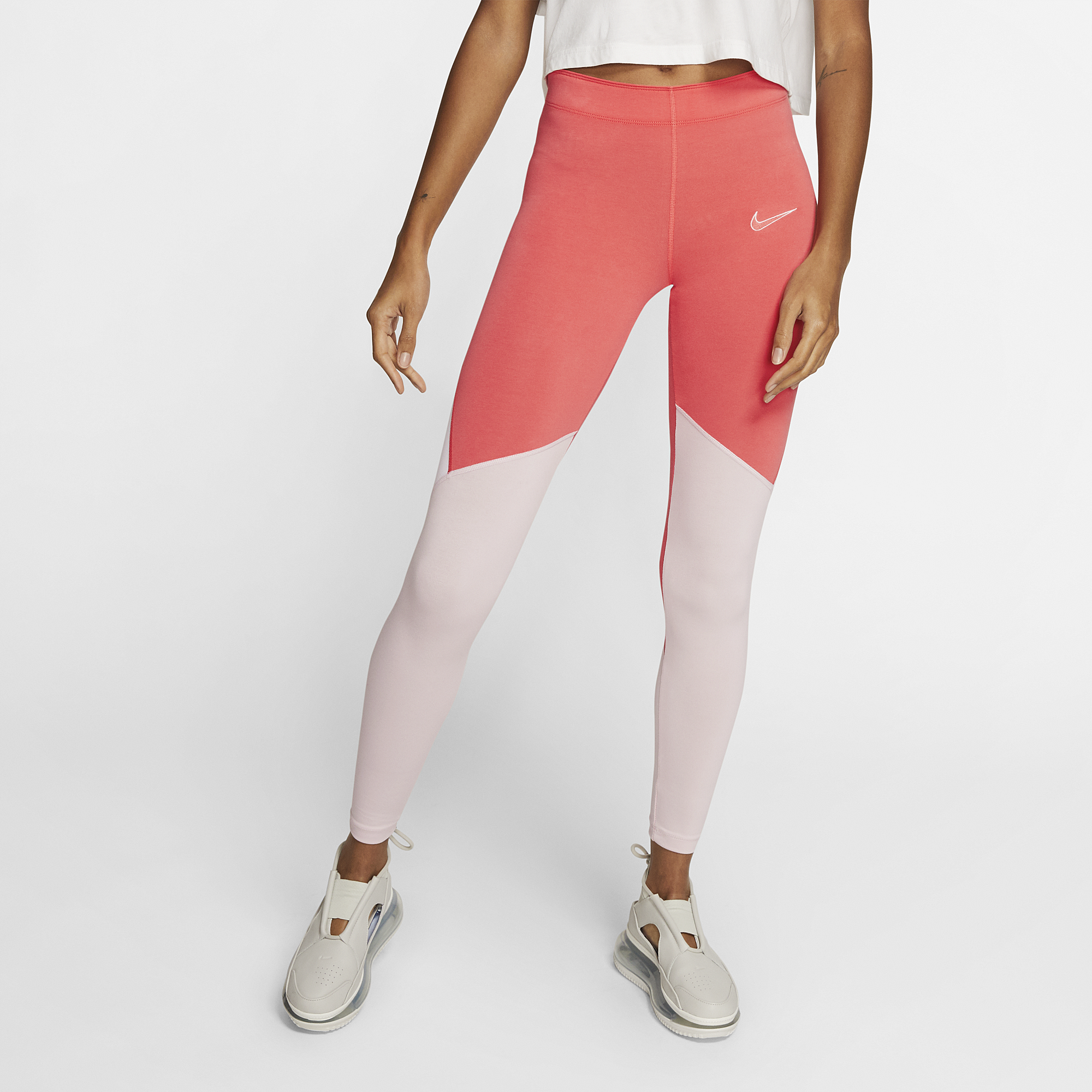 nike leggings color block