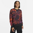 Nike Trend Fleece Crew - Women's Black/Orange