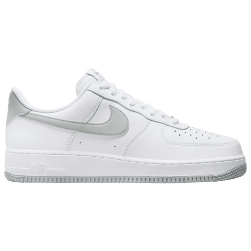 

Nike Mens Nike Air Force 1 Low '07 - Mens Basketball Shoes White/Grey Size 10.5