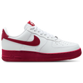 Nike Air Force 1 Low '07 - Nike White/Mtlc Silver Team Red