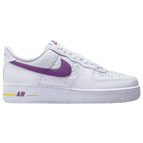 

Nike Mens Nike Air Force 1 '07 FLC - Mens Shoes Speed Yellow/White/Bold Berry Size 11.5