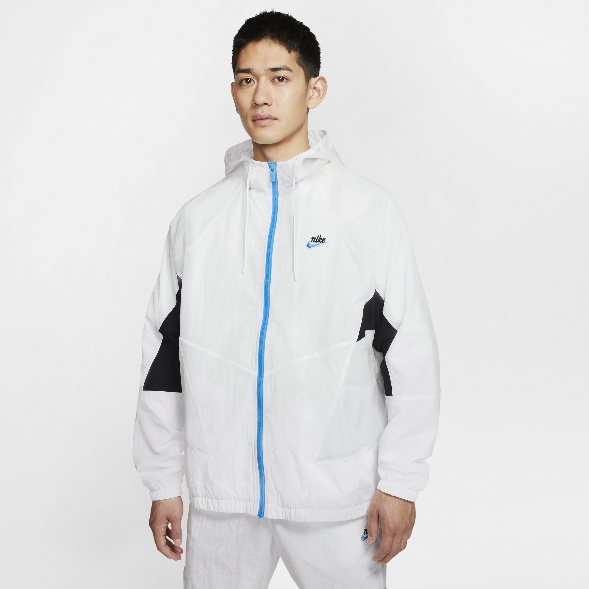 nike windrunner platinum white