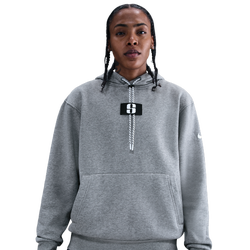 Women's - Nike Sabrina Hoodie - Carbon Heather/Black