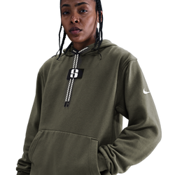 Women's - Nike Sabrina Hoodie - Medium Olive/White
