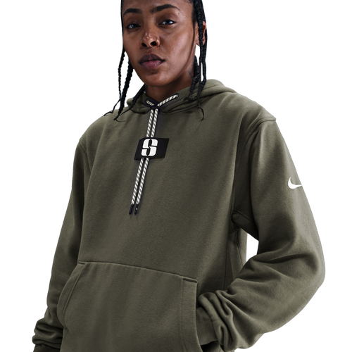 Nike Sabrina Hoodie - Nike Medium Olive/White