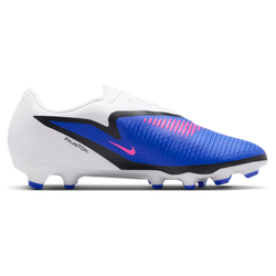 Men's - Nike Phantom 6 Low Academy FG/MG - White/Racer Blue/Pink Blast
