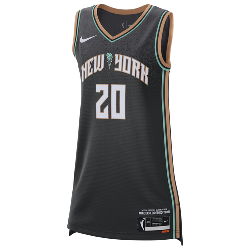 

Nike Womens New York Liberty Nike Liberty Victory Explorer Jersey - Womens Black Size S