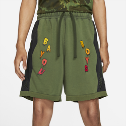 Men's - Jordan Zion Fleece Shorts - Green/Black