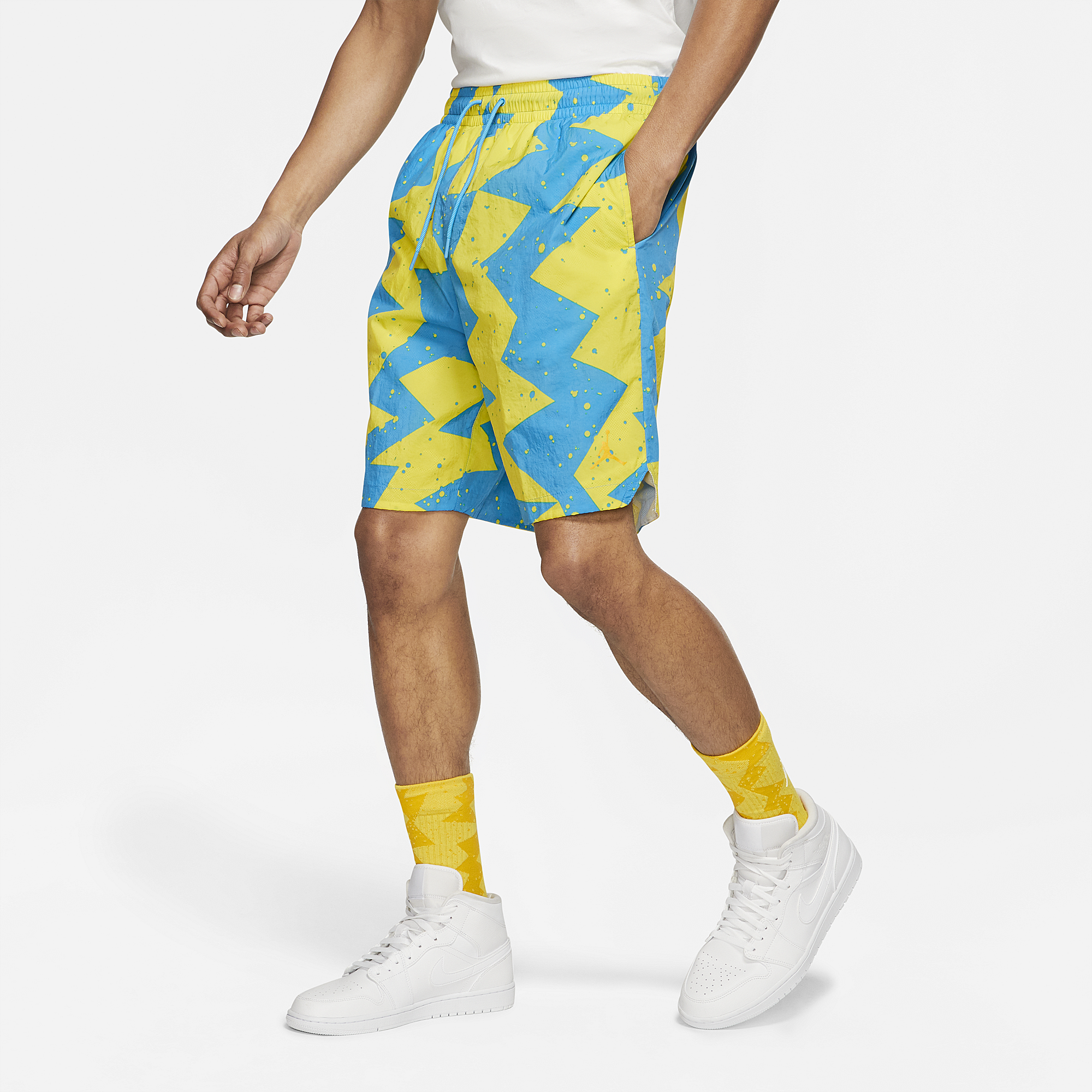 jordan yellow shorts