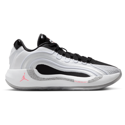 Boys' Grade School - Jordan Luka 4 - White/Black/Bright Crimson