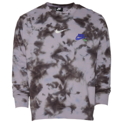 Mens - Nike Gel Festival 21 Crew Fleece - Gray/Purple