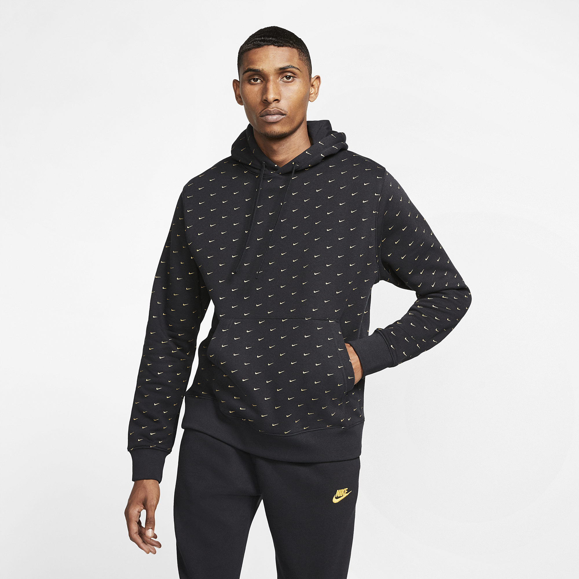 nike logo hoodie mens