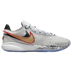 Men's - Nike Lebron XX - White/Gold/Black