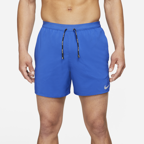 

Nike Mens Nike 5Flex Stride Shorts - Mens Game Royal/Reflective Silver Size XL