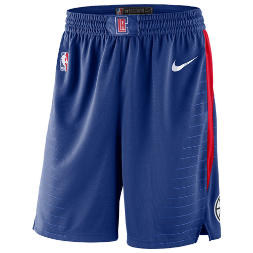 

Nike Mens Los Angeles Clippers Nike Clippers Swingman Shorts - Mens Rush Blue/White/Red Size L