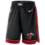 Nike Heat Swingman Shorts - Men's Black/Tough Red