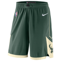 Men's - Nike Bucks Swingman Shorts - Fir/Flat Opal