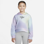 Nike FT Pullover Hoodie - Girls' Grade School Pink/Blue