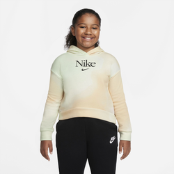 Girls' Grade School - Nike FT Pullover Hoodie - Yellow/Black