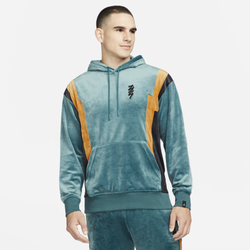 Men's - Jordan Zion Track Suit Top - Teal/Black
