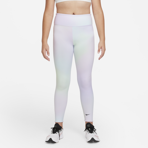 

Nike Girls Nike One Leggings - Girls' Grade School Pink/Black Size XL