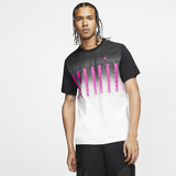 White/Black/Active Fuchsia - Jrdn Brand Graphic T-wh/bk