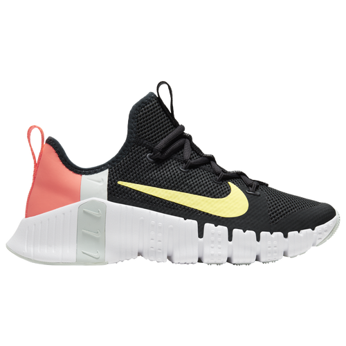 Nike Free Metcon 3 Dk Smoke Grey/lt Zitron Cj6314-020 Women's In Dark Smoke Grey/light Zitron/bright Mango