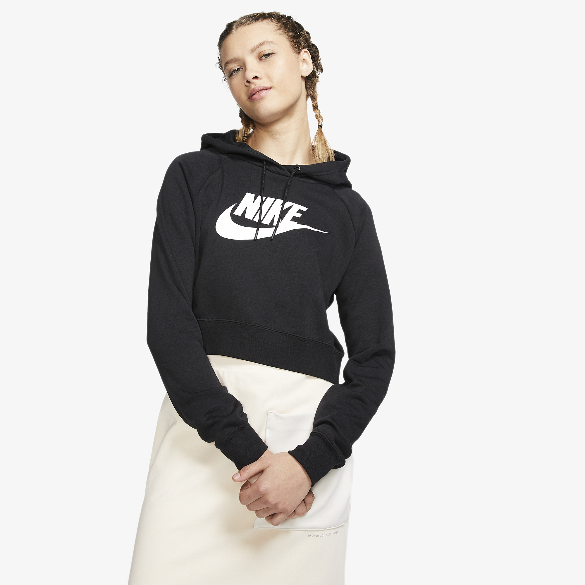nike women's essential cropped hoodie