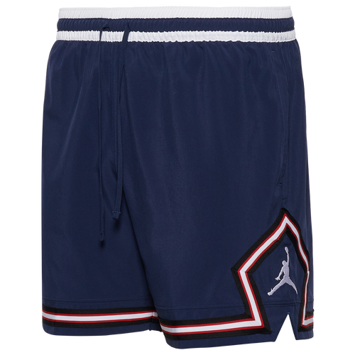 MENS - Jordan M J Dri-Fit Woven Diamond Short 84 Olympics - White/Navy