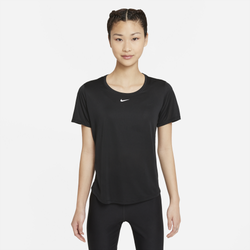Women's - Nike Plus Size One DF SS STD Top - Black/White